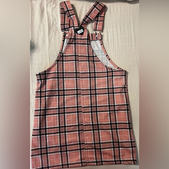 Fashion Nova Dresses Brand New Kids Size 4 Pink Overall Dress Poshmark